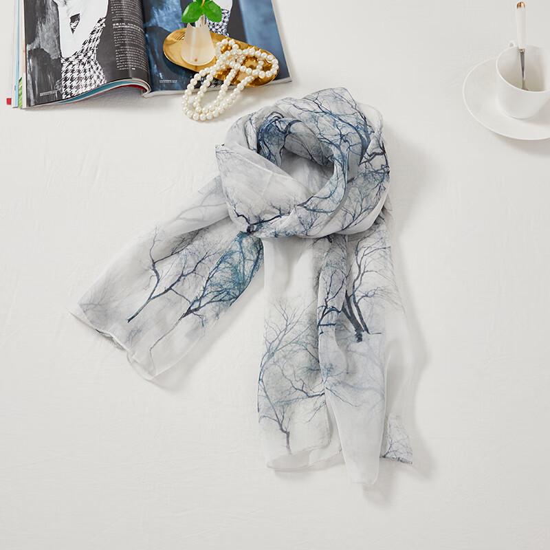 Hengyuanxiang Seidenchiffon Langer Schal