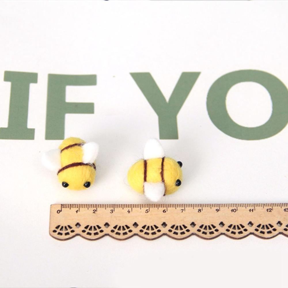 Party Cute Wool Felt Costume Accessories Baby Shower Toys Craft Bumble Bees Ornament Plush Balls