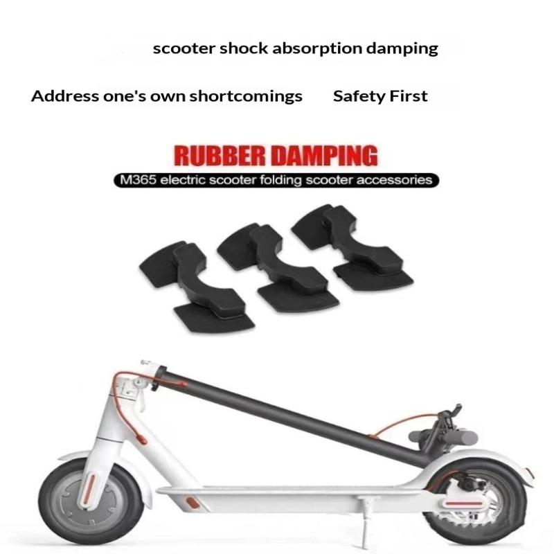 3Pcs Front Fork Rubber Damping Cushion Spacer Vibration Damper Accessories Pack Pole Front Fork Vibration Form365 Scooter