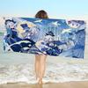 Genshin Impact Game Microfiber Printed Beach Towel Mountain Climbing Yoga Beach Swimming Running Absorbent Soft Towel