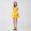 CosplayM-XL Sexy Snow White, fairy tale Princess Belle dress, drama stage dress, Halloween costume