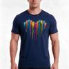 Heart Dog Paw Rainbow TShirt Summer Casual Cotton Tee Oversized Streetwear Tops Vintage Graphic Print Unisex Unisex Unisex