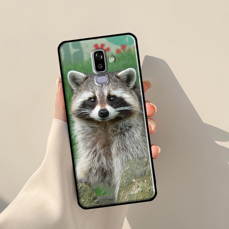 Raccoon Case For Samsung Galaxy J1 J3 J7 J5 2016 A3 A5 2017 J8 A7 A9 J4 J6 A6 A8 Plus 2018 Cover