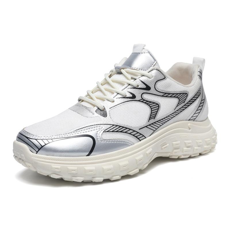 Casual sneakers, breathable platforms, versatile men's shoes, and student shoes