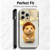 Funny Cute Pet Hamster Soft Phone Case for iPhone 16 16E 17 Air 15 Pro Max 14 Plus 13 Mini 11 12 7 Black Cover Back Shell