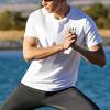 Anta Gewebtes Schnelltrocknendes Atmungsaktives Lauf-Fitness-T-Shirt Herren Tops Weiß 152225105-1