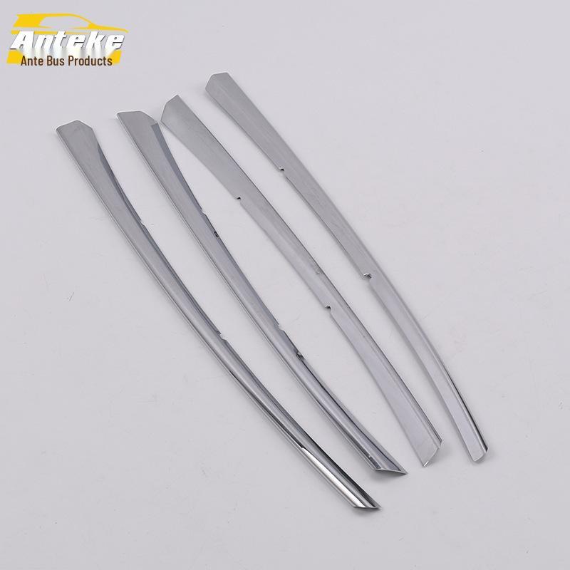 

Camry Upper & Middle Grille Trim for 15 Models: Electroplated Front Lip, Hood, and Middle Grille Bright Strip.