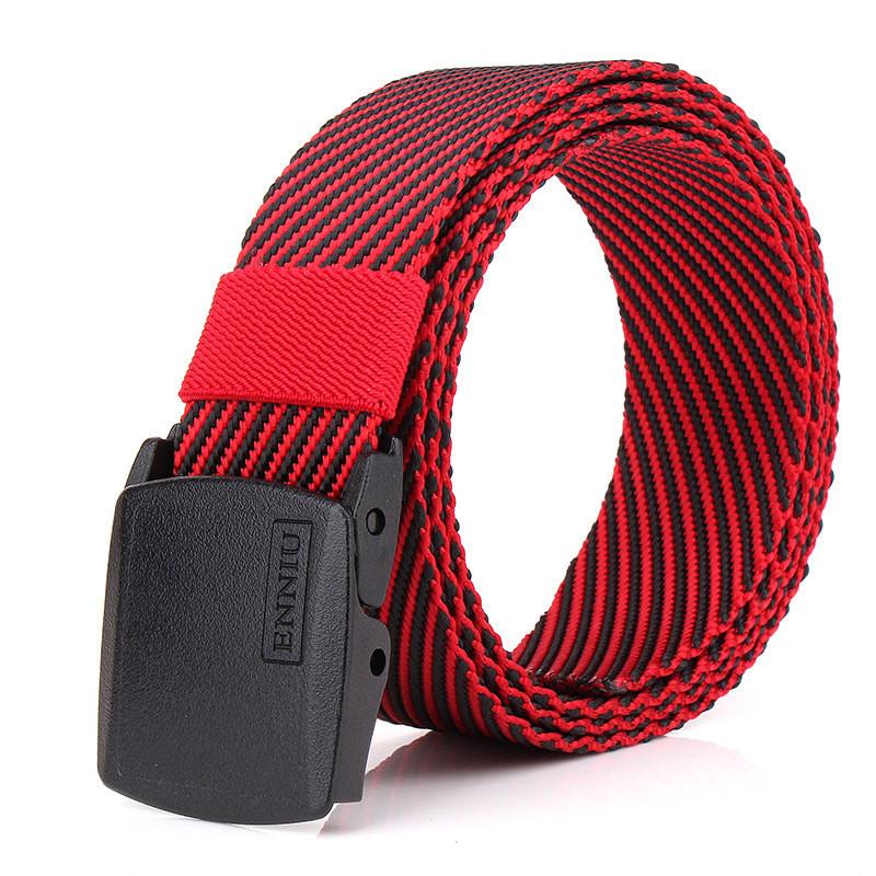 Versatile Belt Unisex And Slimming With Metal Buckle Belt Paired Jeans With