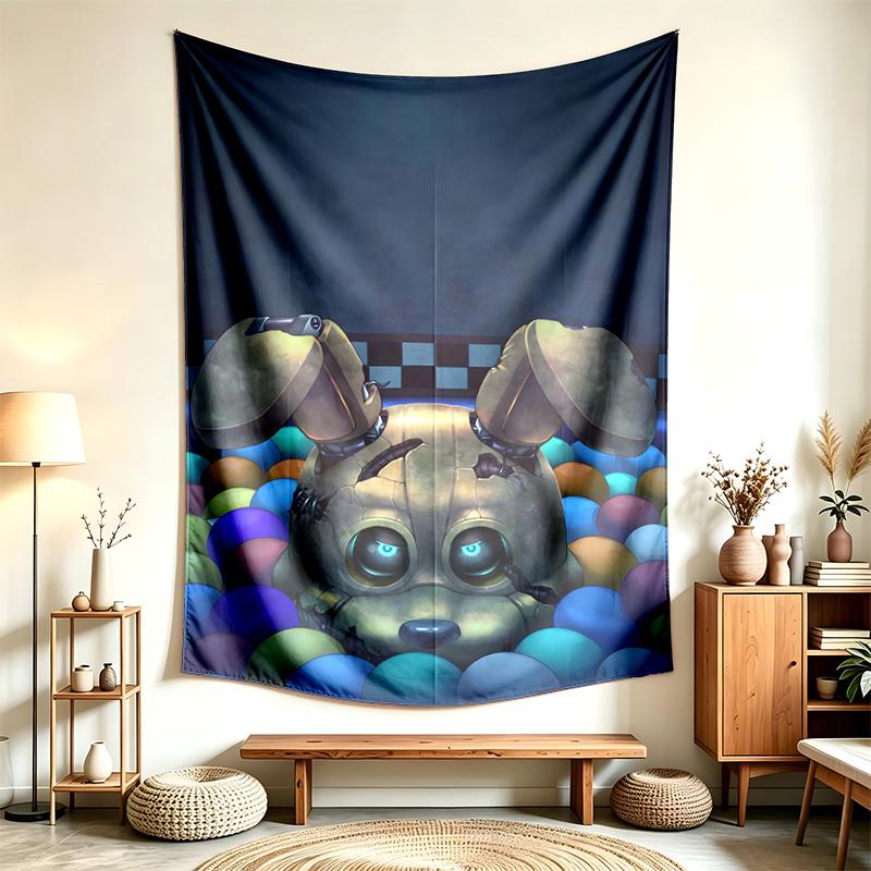 FNAF (23) Tapestry Nadaje Się Do Dekoracji Domów, Akademików I Sypialni Miękkie W Dotyku I Idealny Prezent Dla Przyjaciół I Rodziny