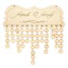 New DIY Calendar Wood Family And Friends Calendar Reminder Event Board Children Development Toys