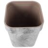 Wood Grain Trash Can Environmental Protection PP Home Living Room Bedroom Kitchen Garbage Bin Wastebasket Container