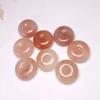 Xinjiang Peach Blossom Golden Silk Jade Pendant Necklace with Pink Jade Buddha Charm