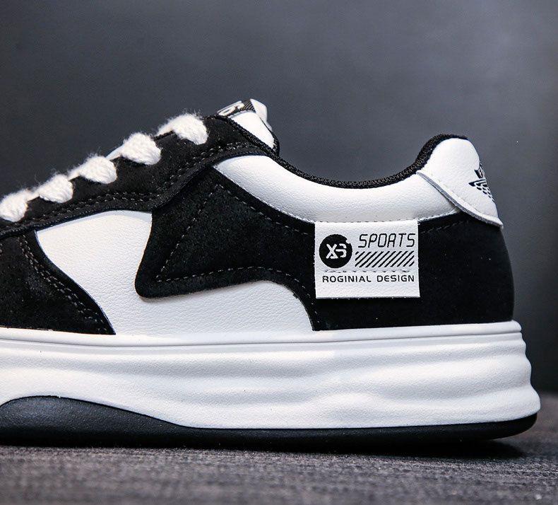 Damen Schwarz Flache Sohle Schere Schiefer Schuhe - Frühling/Herbst Lässiger Sport Sneaker, Vielseitiger Studenten Stil, 2026 Beliebter Trend.