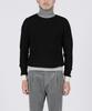 PANICALE Black Contrast Turtleneck Knit