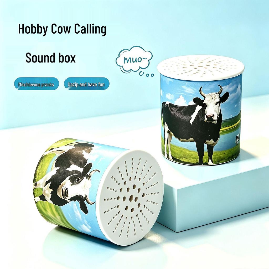 Reversible Animal Sound Box: Cow & Sheep Toy with Customizable Sound Patterns