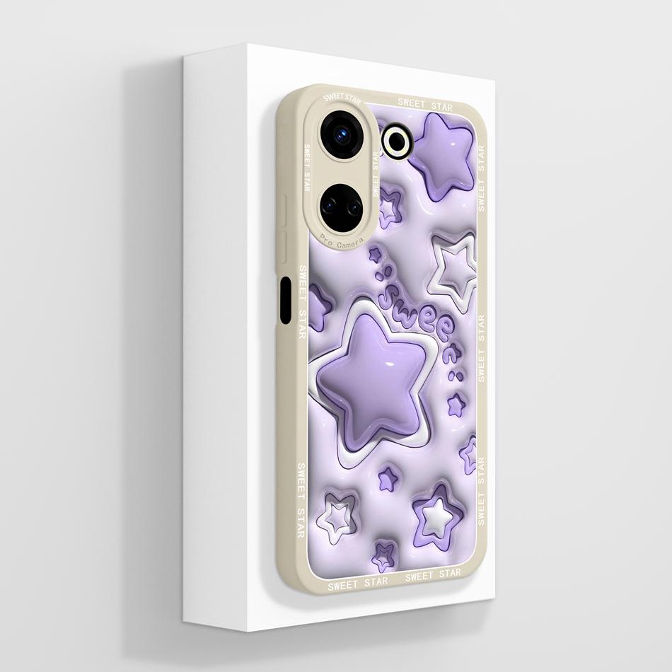 For Tecno Camon 20 Phone Cases Artistic Style Full Protection Soft Liquid Silicone Back Cover For Tecno Camon20 4G Funda Coque