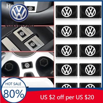 For As Cars 2025 Hot For Volkswagen 10pcs New 3D Epoxy Car Stickers Small Drop Glue Decals For Volkswagen Golf Passat B6 Magotan Touran