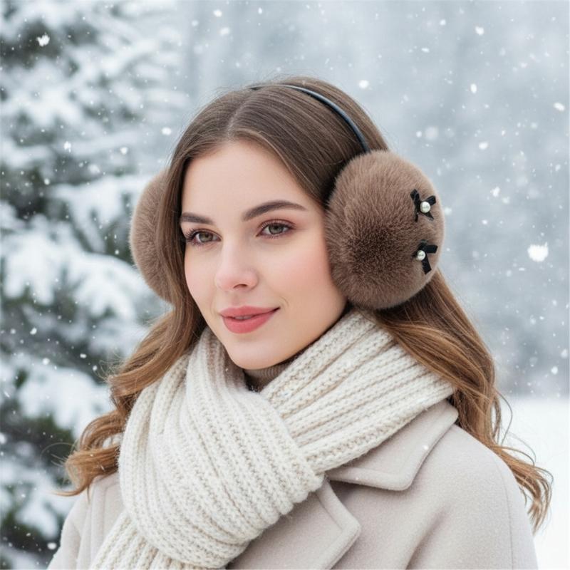 Fashionable Fleece Ear Covers Cold Weather Protections Lightweight Ear Warmers For Men Women Winter Accessories