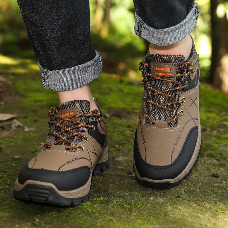 New Men's Shoes Fashion Trend Outdoor Hiking Shoes Single Cotton Shoes Men's Sports Shoes Large Size Shoes