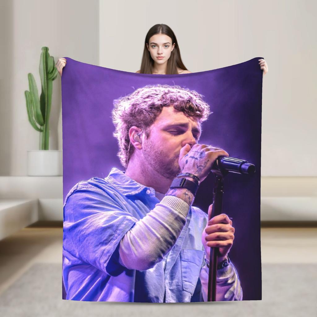 Warm Soft Blanket Decorative Alex Warren America Singer Throw Blanket  Flannel Bedspread For Bedroom Novelty Sofa Bed Cover