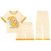 Girls Cotton Pajama Set Short Sleeve Long Pants Cartoon Print Sleepwear Kids Home Wear