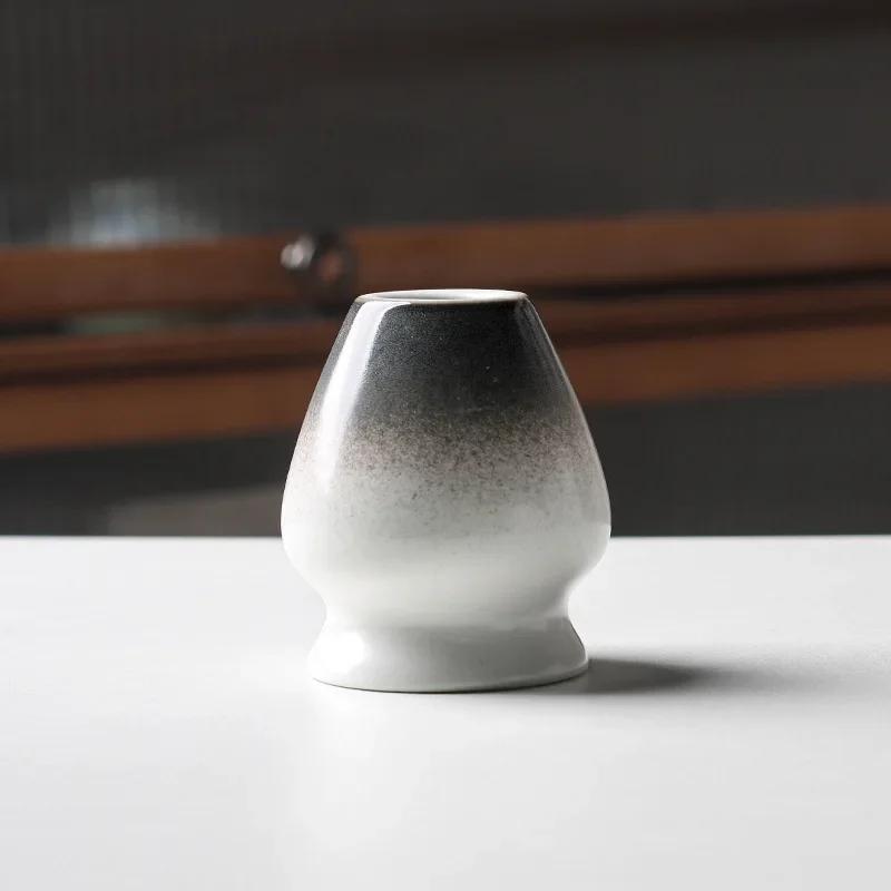 Gradient Color Ceramic Matcha Bowl Home Kitchen Anti-scald Insulated Tableware Salad Bowls Japanese Tea Ceremony Accessories