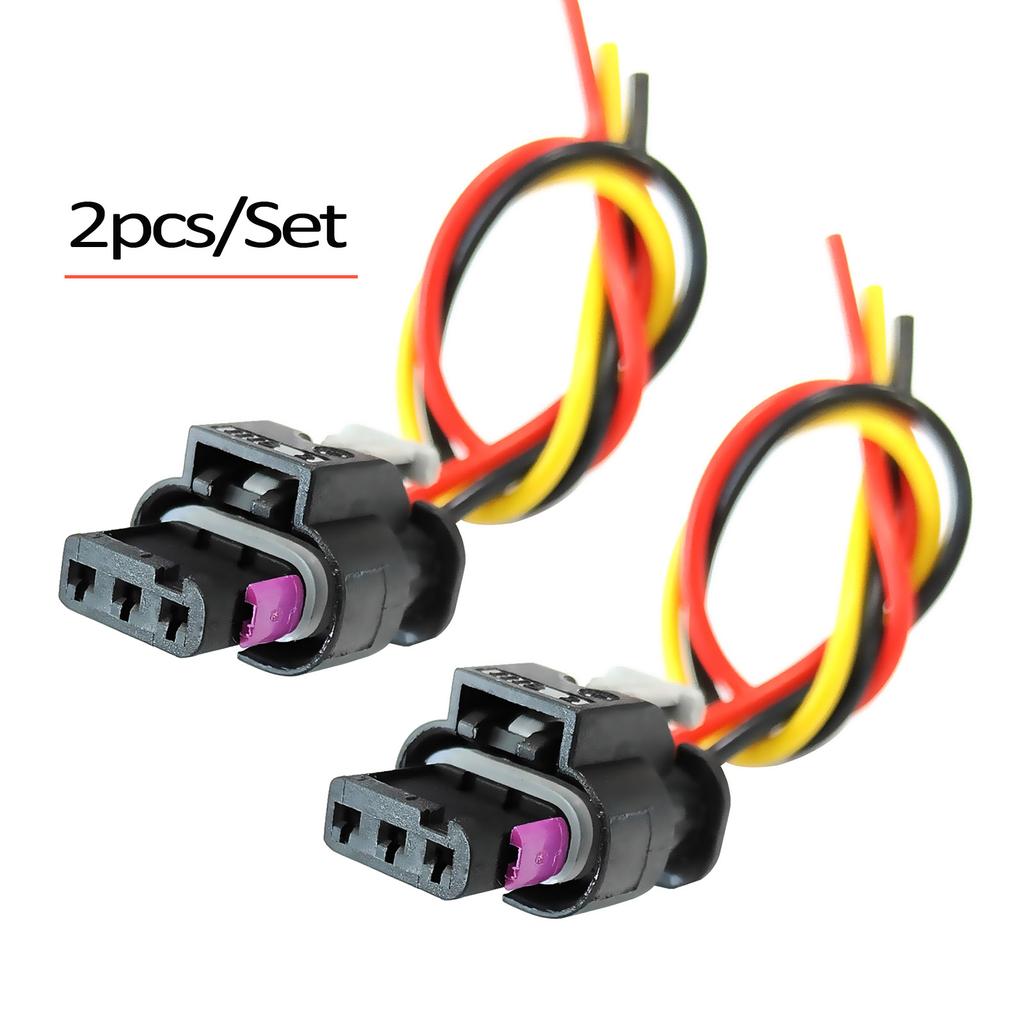 2x Für VW Transporter T6 Eos Golf Jetta Passat Tiguan Caddy Touran Polo 3-PIN Einparkhilfe Sensor Stecker 4F0973703