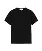 OX STUDIOS Ribbed Semi Muscle Fit T-Shirt (Black)