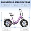 KINGBULL LITERIDE 2.0 500W City Commuter Electric Bike, 20 inches, maximum load capacity 180 kg, maximum range 90 km.