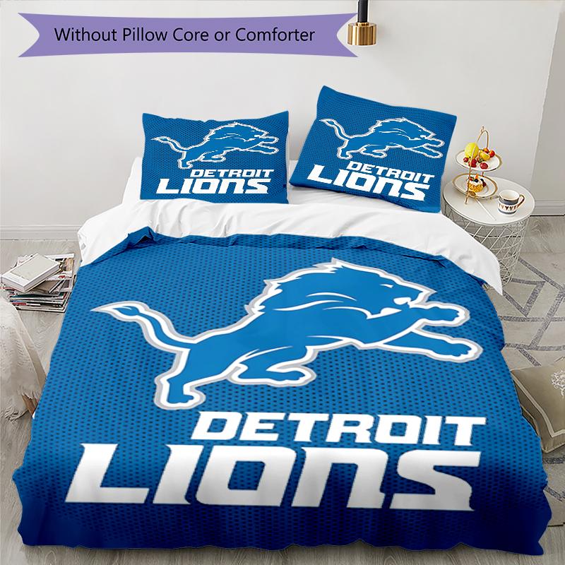 3pcs Football Team (14) Design Cover Set - HD Printed Bedding with 1 Cover and 2 Pillowcases - Perfect for Home and Dorm Decor