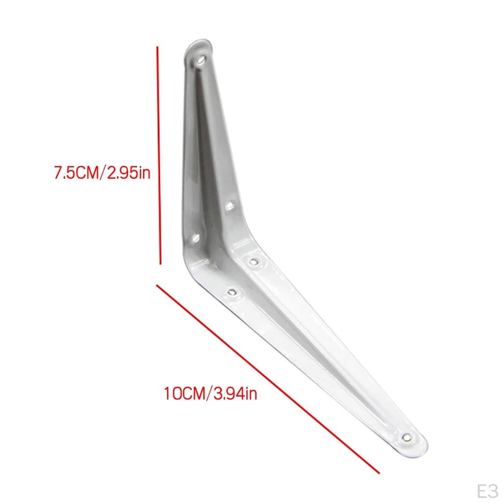 20 kusů kovových úhlových držáků plovoucích polic Držák rohových polic, včetně šroubů