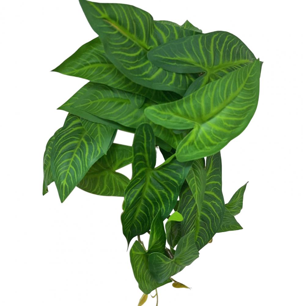 1pc Artificial Plant Green Dill Flower Rattan Leaves Party Home Decor Turtle Leaf Wedding Festival Decoration Fake Flowers