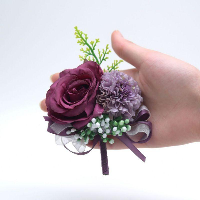 

Украшения для свадебной церемонии Искусственные цветы Свадебная бутоньерка