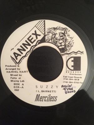 Płyta 7-calowa MERCILESS - Suzzy ECR062 Annex US Reggae, Ska & Dub Używana