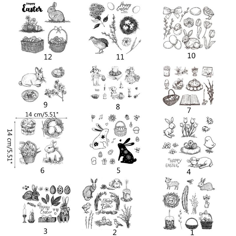 Animal Clear Silicone Stamp for DIY Invitation Card Scrapbooking Paper Craft Rubber Stamp Handmade Journaling Supplies