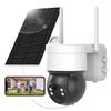 Tuya 3MP Solar-Powered Outdoor WiFi IP65 Waterproof PTZ Dome Camera