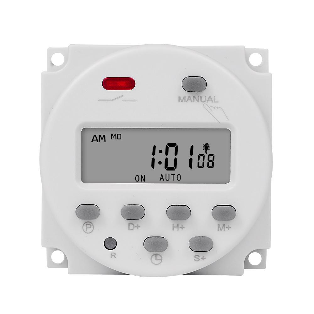 CN101S Digital Automatic Cycle Timer Switch 7 Days Weekly Programmer Electronic Timer Switch Time Relay with Countdown 12V 24V