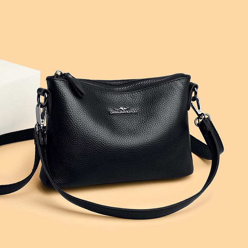 Genuine Leather Tote Bag High-capacity Cowhide Handbag for Women