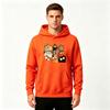 Men's Pullover Hoodie, Funny Cartoon Cat Group Print Casual Long Sleeve Hooded Sweatshirt for Daily Wear