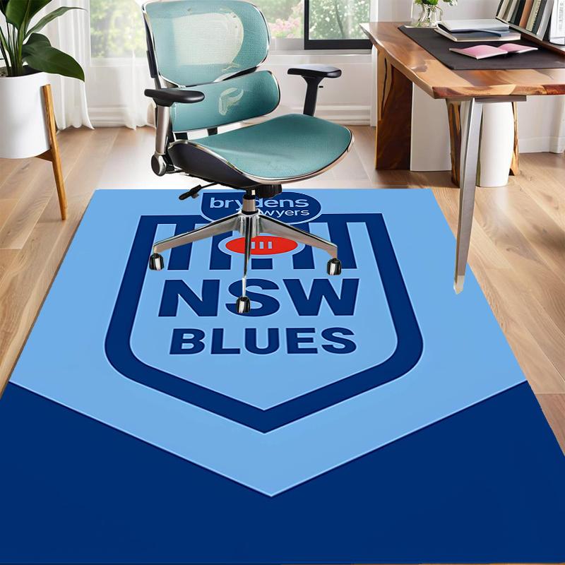 1pc Football Team Design Area Rug - Non-Slip, Soft & Cozy Floor Mat for Living Room, Bedroom, Office - Indoor/Outdoor Decorative Carpet