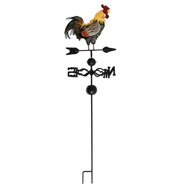 M-Modern-Metal Weather Vane With Rooster Ornament Wind Vane Weather Vain For Roof Weather Vanes For Roofs Rooster Weathervane