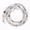 Natural Green Aventurine Iolite Gemstone Smooth Beads Necklace 7-13 Mm 18" UB-8661