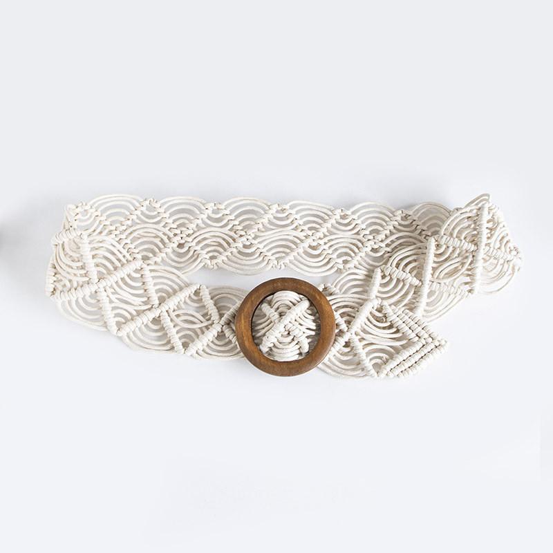 Woven Vintage Waist Belt For Women With Handmade Rope Craft For Summer And Outfits Winter