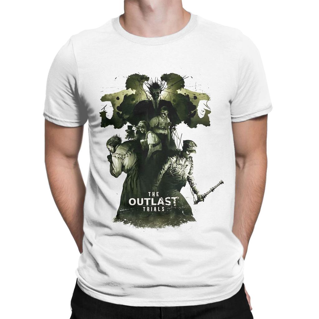 The Outlast Trials Artwork Unisex T Shirt Cool Tees Short Sleeve O Neck Tshirt 100 Cotton Gift Idea Clothing