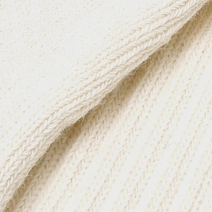 Circle Logo Crew Socks - Cream