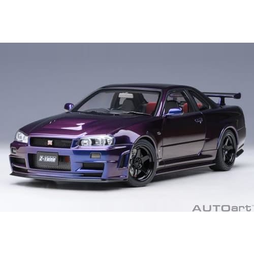 AUTOart 1/18 Scale Nismo R34 GT-R Z-tune Midnight Purple III Finished Product
