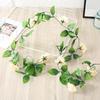 Beautiful Fake Flowers Garland Waterproof Faux Silk Flower Easy-Care
