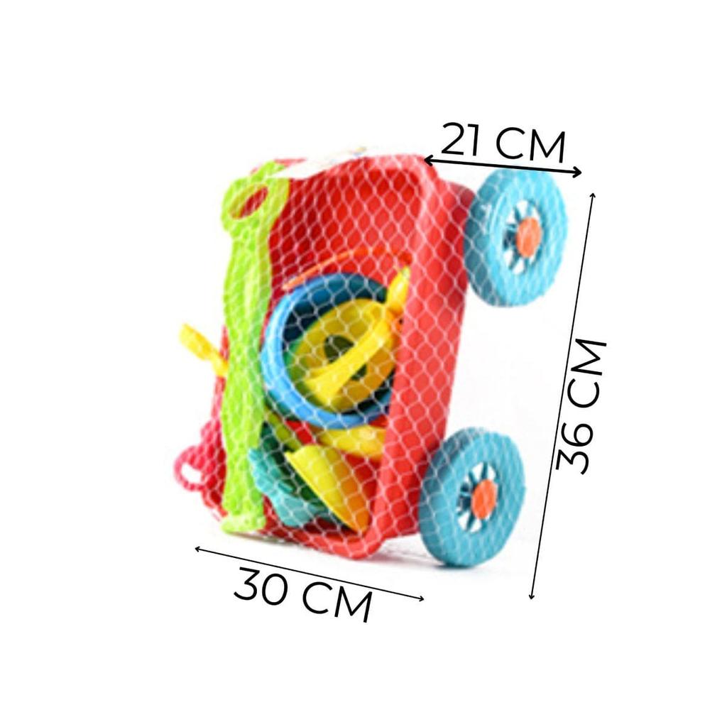 Sandbox toys Wheelbarrow - red
