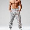 Pantalones de chándal para hombre Joggers elásticos de tiro medio con cordón ajustable Bolsillos reforzados Forro de terciopelo Pantalones deportivos para uso diario