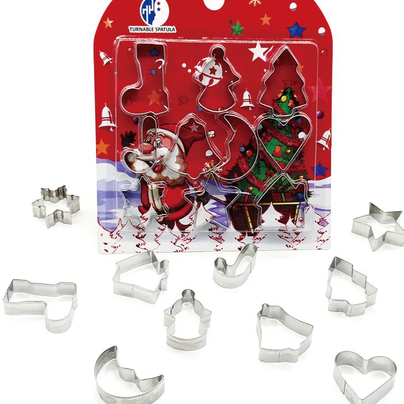 

ZISIZ Christmas Stainless Steel Cookie Cutter Set